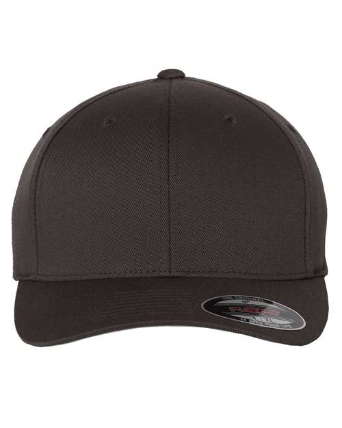 Flexfit 6277 Adult Wooly 6-Panel Cap #color_DARK GREY