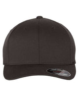 Flexfit 6277 Adult Wooly 6-Panel Cap #color_DARK GREY