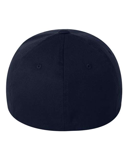 Flexfit 6277 Adult Wooly 6-Panel Cap #color_DARK NAVY