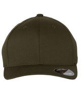 Flexfit 6277 Adult Wooly 6-Panel Cap #color_OLIVE