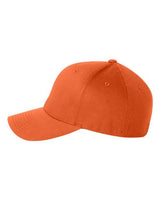 Flexfit 6277 Adult Wooly 6-Panel Cap #color_ORANGE
