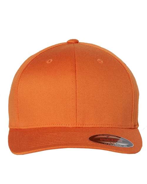 Flexfit 6277 Adult Wooly 6-Panel Cap #color_ORANGE