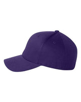 Flexfit 6277 Adult Wooly 6-Panel Cap #color_PURPLE