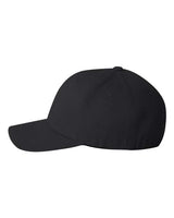 Flexfit 6477 Adult Wool Blend Cap #color_BLACK