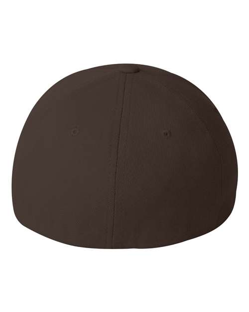 Flexfit 6477 Adult Wool Blend Cap #color_BROWN