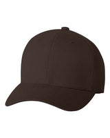 Flexfit 6477 Adult Wool Blend Cap #color_BROWN