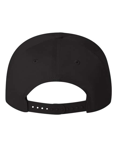 Valucap 8869 Five-Panel Twill Cap #color_Black