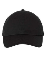 Valucap VC300A Bio-Washed Classic Dad Hat #color_Black