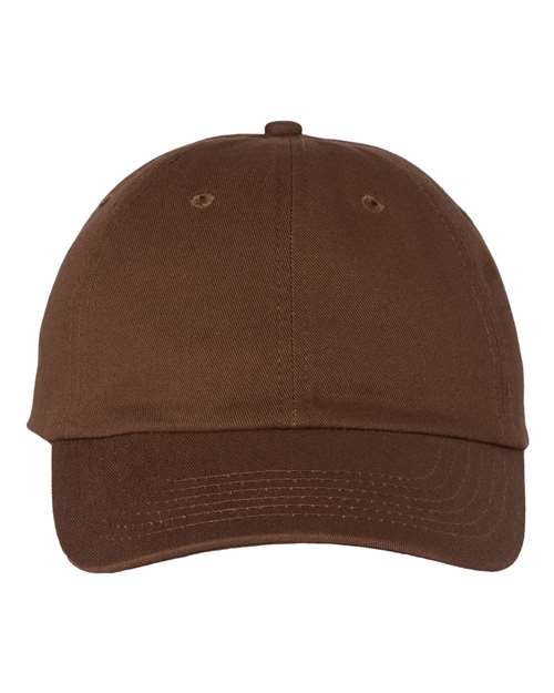 Valucap VC300A Bio-Washed Classic Dad Hat #color_Brown