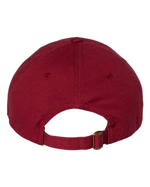 Valucap VC300A Bio-Washed Classic Dad Hat #color_Cardinal