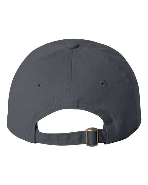 Valucap VC300A Bio-Washed Classic Dad Hat #color_Charcoal