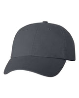 Valucap VC300A Bio-Washed Classic Dad Hat #color_Charcoal