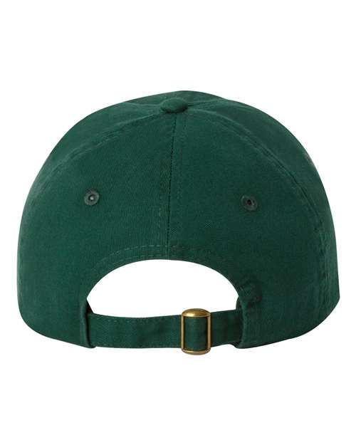 Valucap VC300A Bio-Washed Classic Dad Hat #color_Forest Green