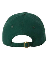 Valucap VC300A Bio-Washed Classic Dad Hat #color_Forest Green