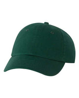 Valucap VC300A Bio-Washed Classic Dad Hat #color_Forest Green