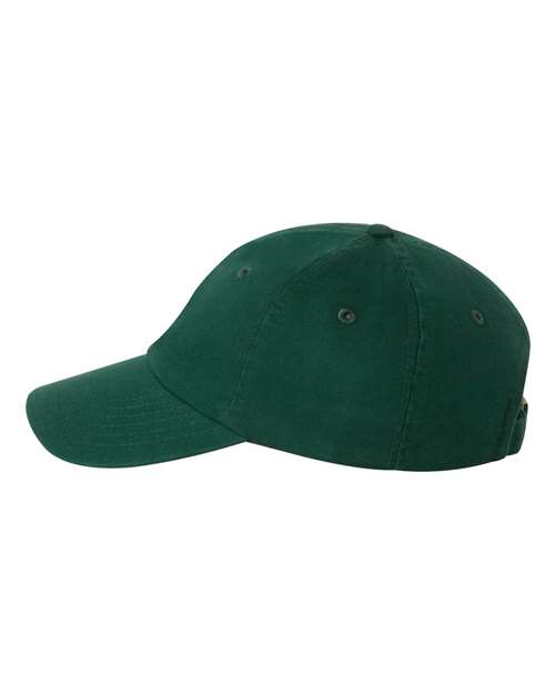 Valucap VC300A Bio-Washed Classic Dad Hat #color_Forest Green