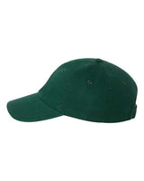 Valucap VC300A Bio-Washed Classic Dad Hat #color_Forest Green