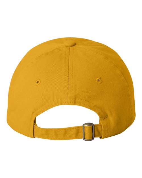 Valucap VC300A Bio-Washed Classic Dad Hat #color_Gold