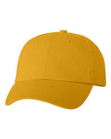 Valucap VC300A Bio-Washed Classic Dad Hat #color_Gold