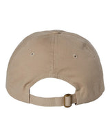 Valucap VC300A Bio-Washed Classic Dad Hat #color_Khaki
