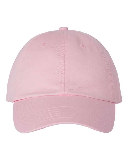 Valucap VC300A Bio-Washed Classic Dad Hat #color_Light Pink