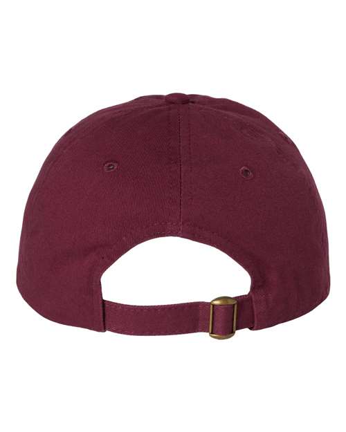Valucap VC300A Bio-Washed Classic Dad Hat #color_Maroon