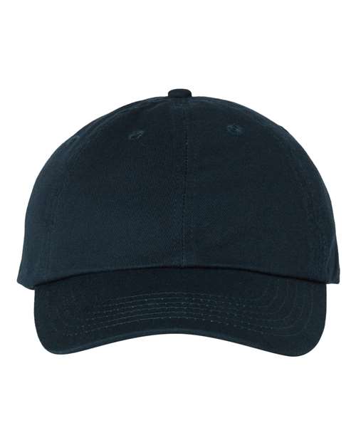 Valucap VC300A Bio-Washed Classic Dad Hat #color_Navy
