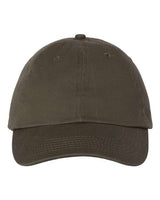 Valucap VC300A Bio-Washed Classic Dad Hat #color_Olive