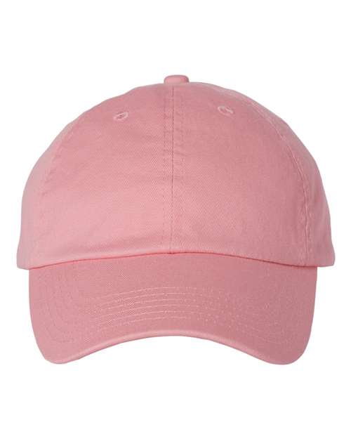Valucap VC300A Bio-Washed Classic Dad Hat #color_Pink