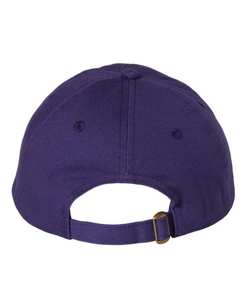 Valucap VC300A Bio-Washed Classic Dad Hat #color_Purple