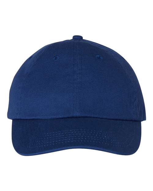 Valucap VC300A Bio-Washed Classic Dad Hat #color_Royal