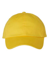 Valucap VC300A Bio-Washed Classic Dad Hat #color_Yellow