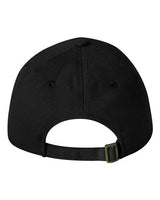 Valucap 9610 Heavy Brushed Twill Unstructured Cap #color_Black