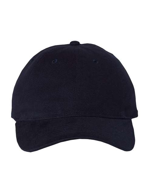 Valucap 9610 Heavy Brushed Twill Unstructured Cap #color_Navy