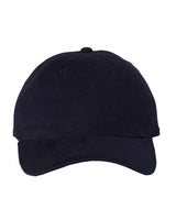 Valucap 9610 Heavy Brushed Twill Unstructured Cap #color_Navy
