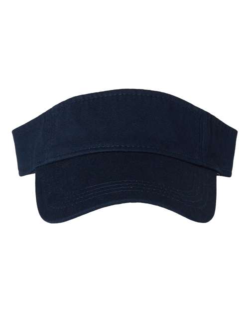 Valucap VC500 Bio-Washed Visor #color_Navy