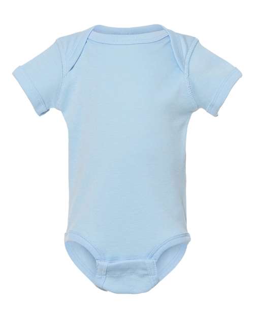Rabbit Skins 4400 Infant Baby Rib Bodysuit #color_LIGHT BLUE