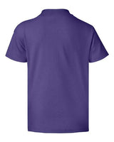 Hanes 5370 Youth 50/50 T-Shirt #color_PURPLE
