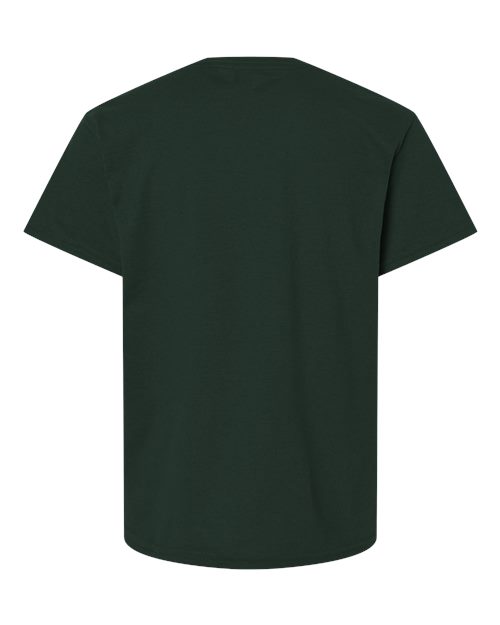 Gildan G800B Youth 50/50 T-Shirt #color_FOREST GREEN