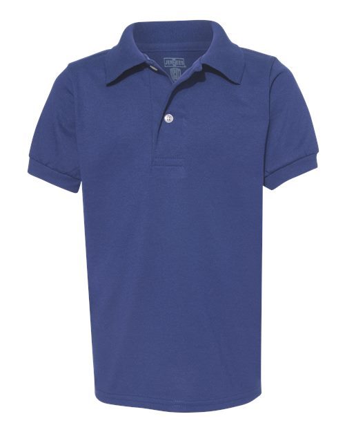 Jerzees 437Y Youth SpotShield Jersey Polo #color_ROYAL