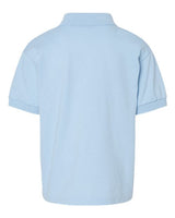 Gildan G880B Youth 50/50 Jersey Polo #color_LIGHT BLUE