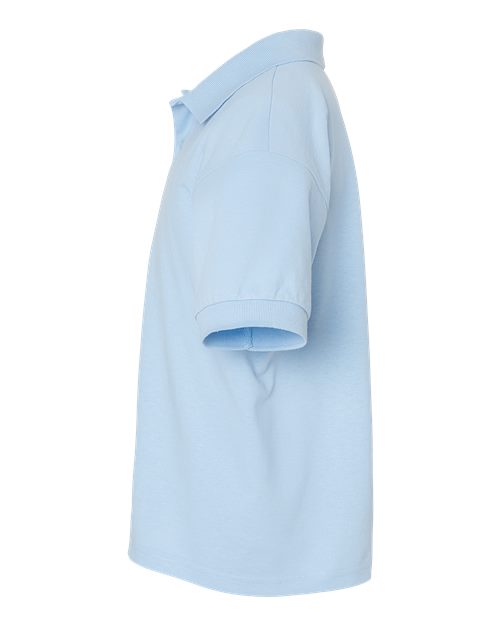 Gildan G880B Youth 50/50 Jersey Polo #color_LIGHT BLUE