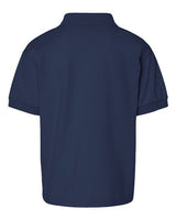 Gildan G880B Youth 50/50 Jersey Polo #color_NAVY
