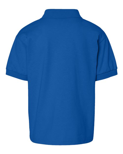 Gildan G880B Youth 50/50 Jersey Polo #color_ROYAL