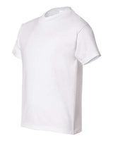 Hanes 5480 Youth Comfortsoft Cotton T-Shirt #color_WHITE