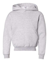 Jerzees 996Y Youth NuBlend Fleece Pullover Hooded Sweatshirt #color_ASH
