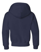Jerzees 996Y Youth NuBlend Fleece Pullover Hooded Sweatshirt #color_J NAVY