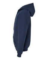 Gildan G186B Youth Heavy Blend 50/50 Full-Zip Hooded Sweatshirt #color_NAVY