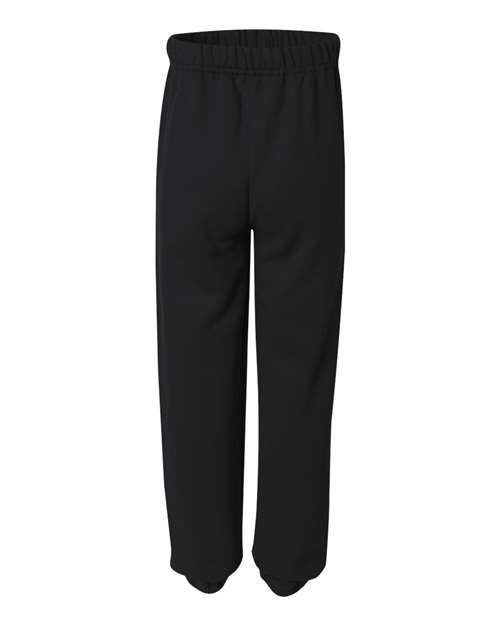 Jerzees 973B Youth NuBlend Fleece Sweatpants #color_BLACK