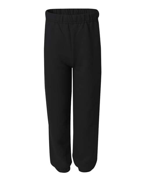 Jerzees 973B Youth NuBlend Fleece Sweatpants #color_BLACK
